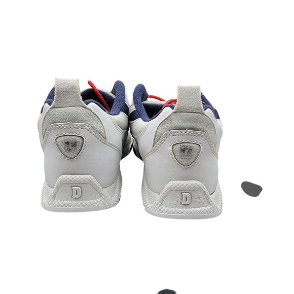 Dexter Men Bowling B895-8 Size 7.5 White Blue Lace Up Low Top Sneakers (189) - Picture 4 of 7